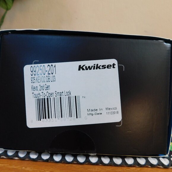NIB Kwikset Kevo (2ndGen) Touch to Open Smart Keyless Bluetooth Deadbolt Lock - Picture 10 of 16